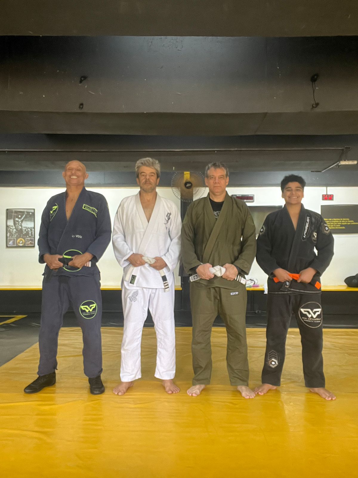 Turma da Rubão Team reunida no tatame